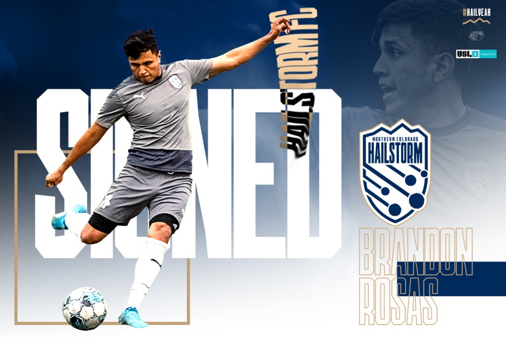 Northern Colorado Hailstorm FC signs forward Brandon Rosas